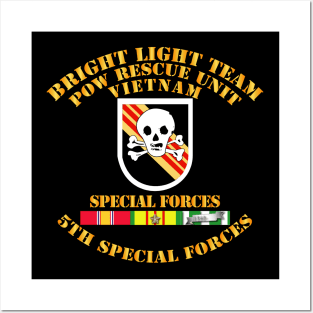 Bright Light Tm Flash 5th SFG Vietnam SVC Posters and Art